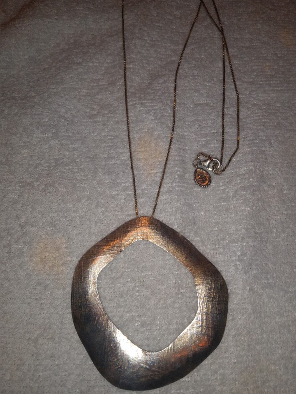 Silpada Sterling Silver Open Geometric Pendant Necklace